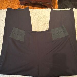 Taylor Brooke Black Dress Pants with Elastic Waistband